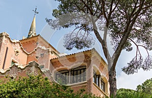 Gaudi House-Museum, named Ã¢â¬ÅTorre RosaÃ¢â¬Â in Park Guell